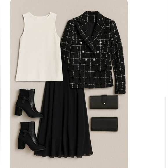 NEW Torgeis Fontaine Black Croc-Embossed  Block Heel Ankle Boots w/ Buckle Sz 8 - Picture 15 of 15